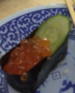 鮭の卵ときゅうり