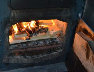 窯を開けたところ