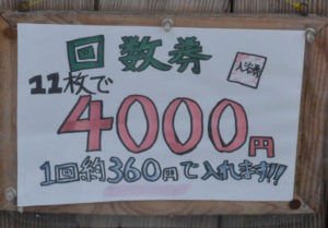 11枚で4000円